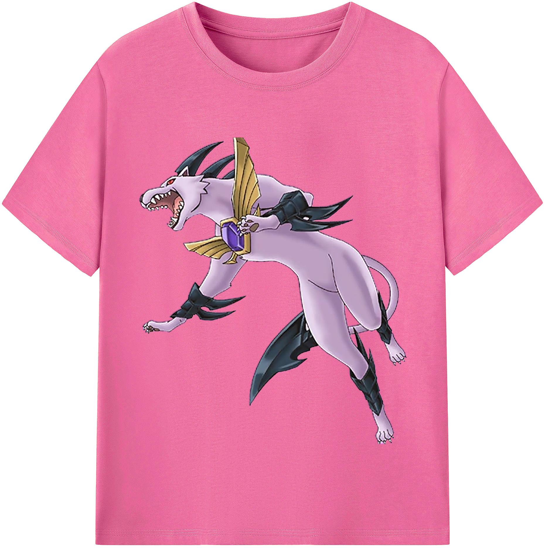 （画像用） 遊☆戯☆王 Yu-Gi-Oh! レディースカジュアルプリントTシャツ（綿100％）